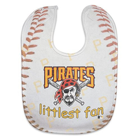 Pittsburgh Pirates Baby Bib Full Color Mesh Style