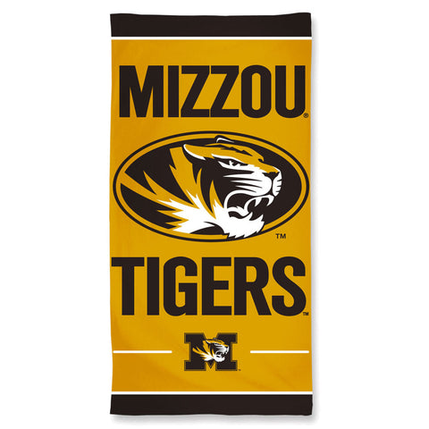 Missouri Tigers Towel 30x60 Beach Style Special Order
