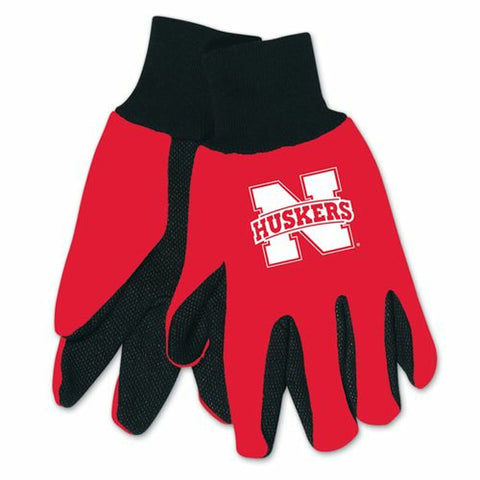 Nebraska Cornhuskers Two Tone Gloves Youth 