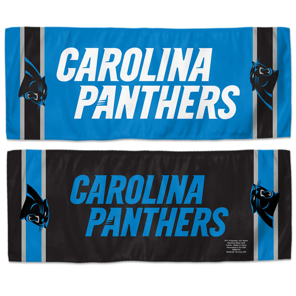Carolina Panthers Cooling Towel 12x30 Special Order