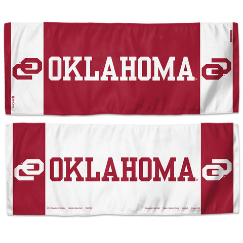 Oklahoma Sooners Cooling Towel 12x30 Special Order