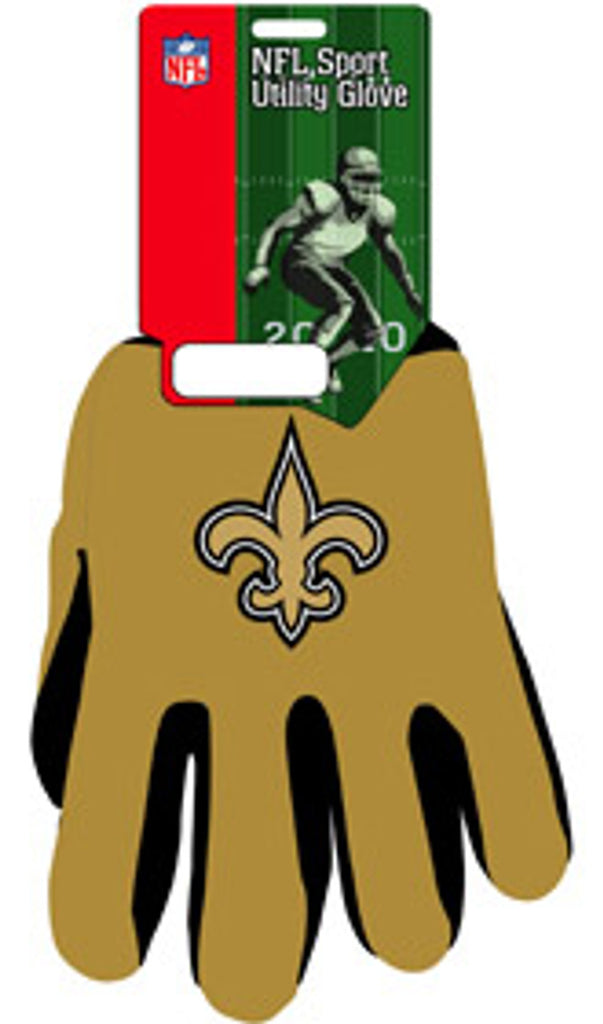 New Orleans Saints Two Tone Adult Size Gloves