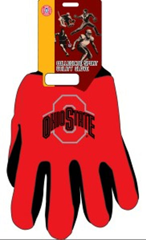 Ohio State Buckeyes Two Tone Gloves Adult