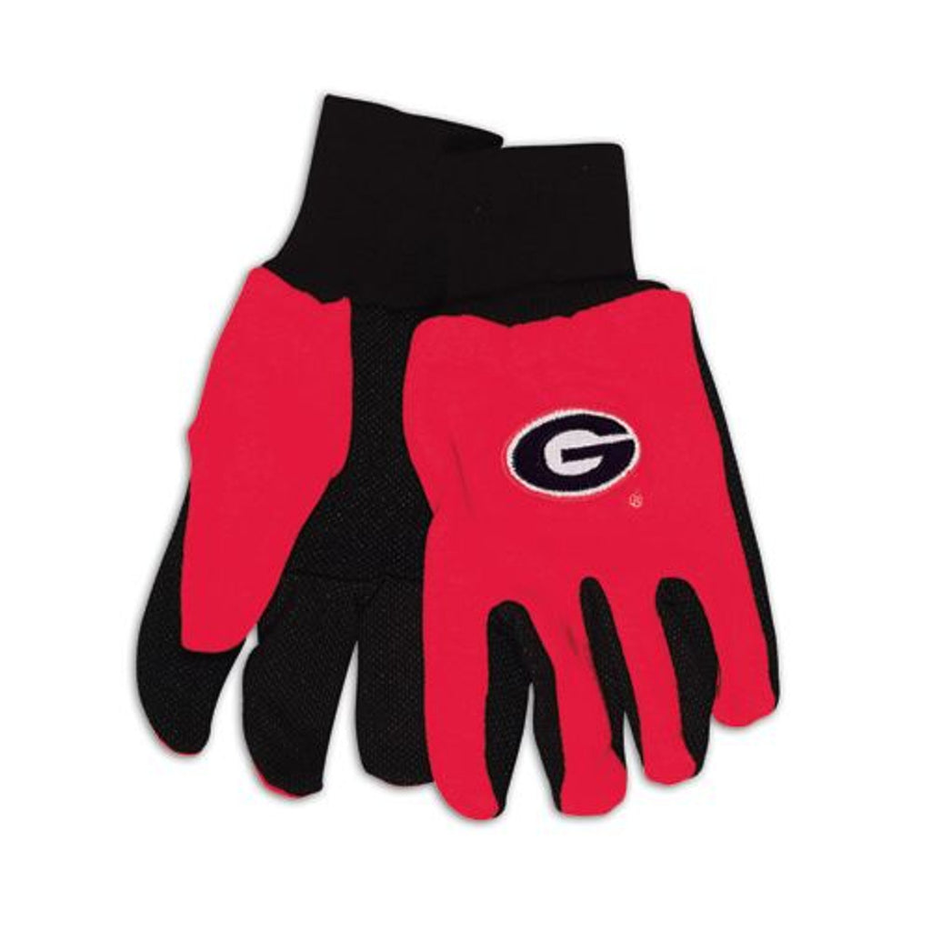 Georgia Bulldogs Two Tone Gloves Adult New Logo