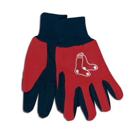 Boston Red Sox Two Tone Gloves Adult Size