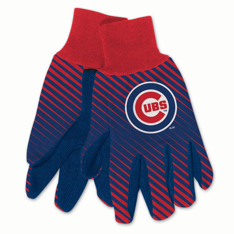 Chicago Cubs Two Tone Gloves Adult Size