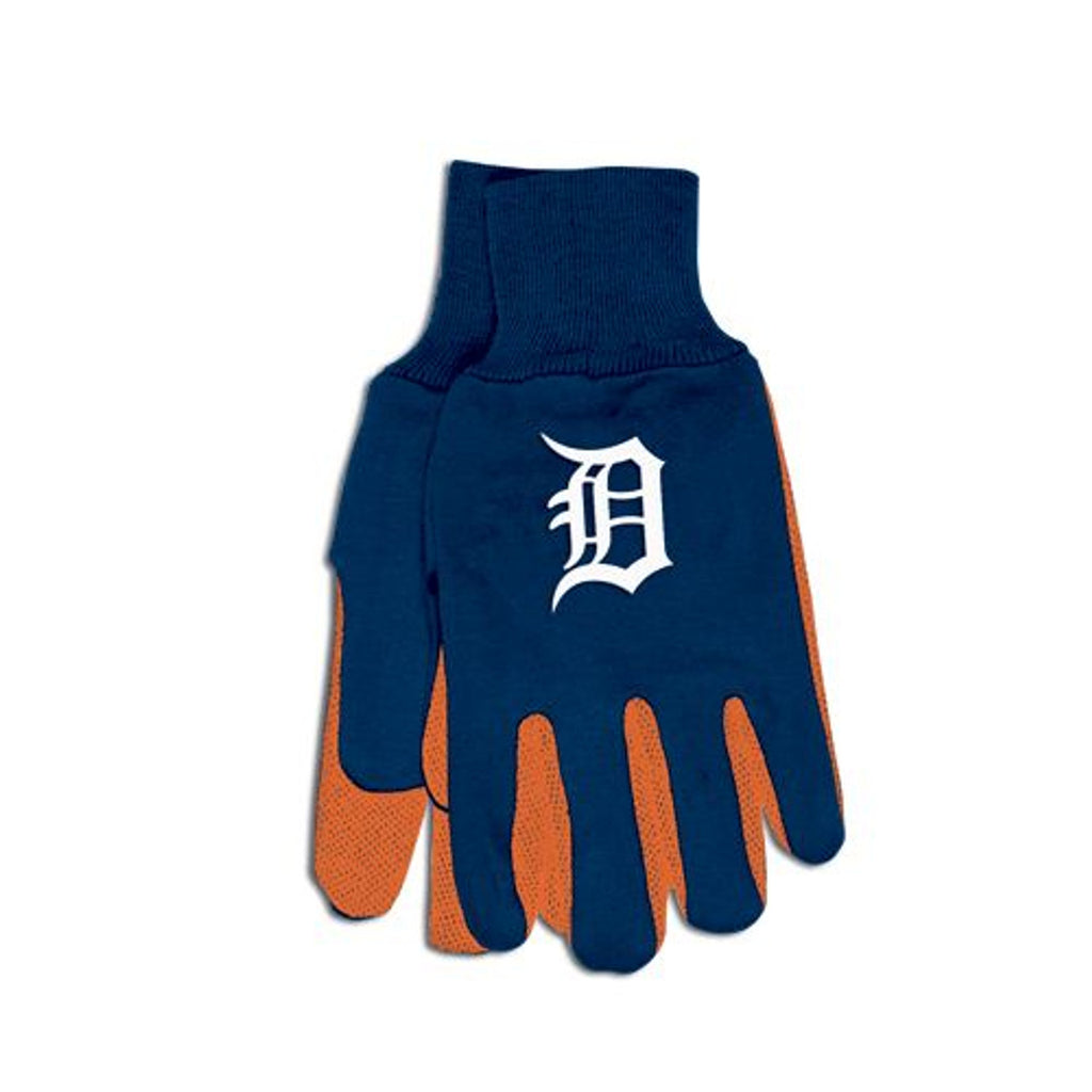 Detroit Tigers Two Tone Gloves Adult Size