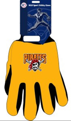 Pittsburgh Pirates Two Tone Gloves Adult Size Special Order