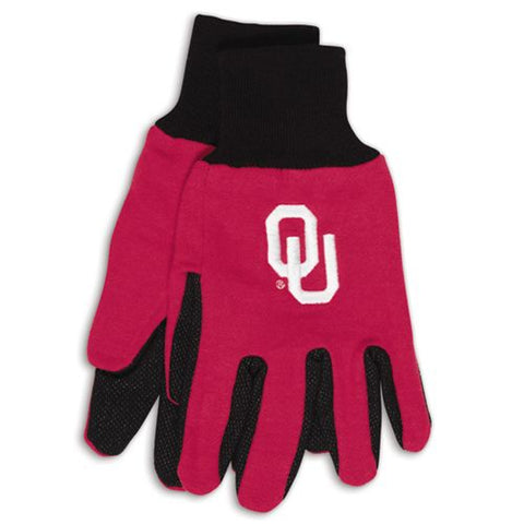 Oklahoma Sooners Two Tone Gloves Adult