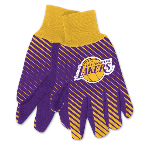 Los Angeles Lakers Two Tone Gloves Adult