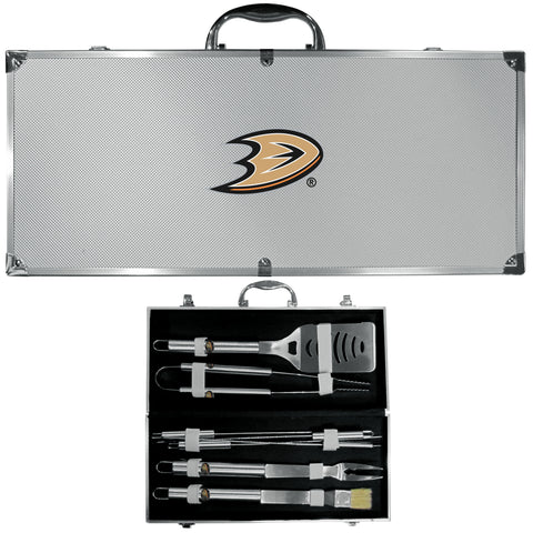 Anaheim Ducks® 8 pc BBQ Set - Stainless Steel w/Metal Case