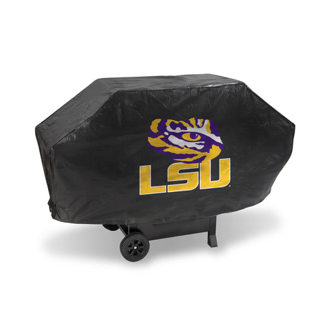 LSU Tigers Grill Cover - Deluxe Vinyl