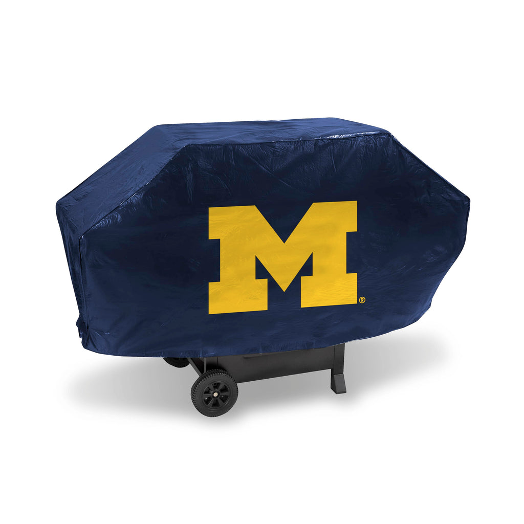 Michigan Wolverines Grill Cover - Deluxe Vinyl