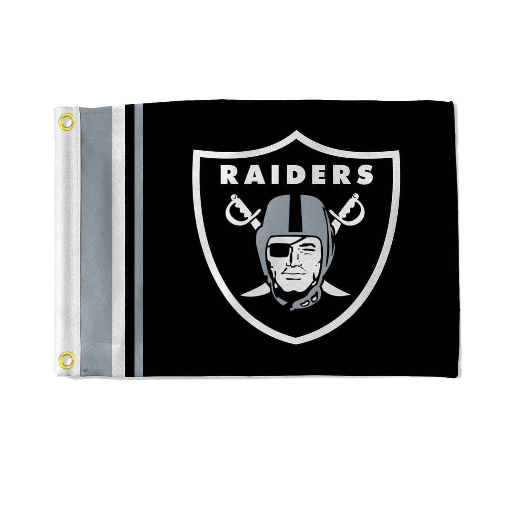 Las Vegas Raiders Flag 12x17 Striped Utility