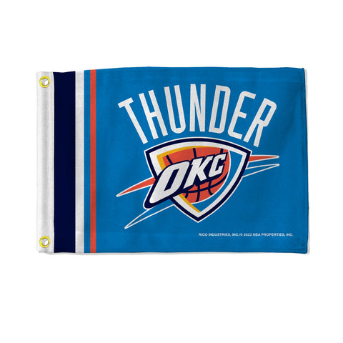 Oklahoma City Thunder Flag 12x17 Striped Utility