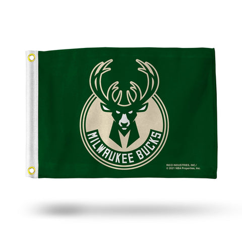 Milwaukee Bucks Flag 12x17 Striped Utility