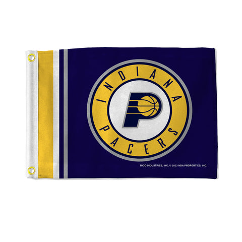 Indiana Pacers Flag 12x17 Striped Utility