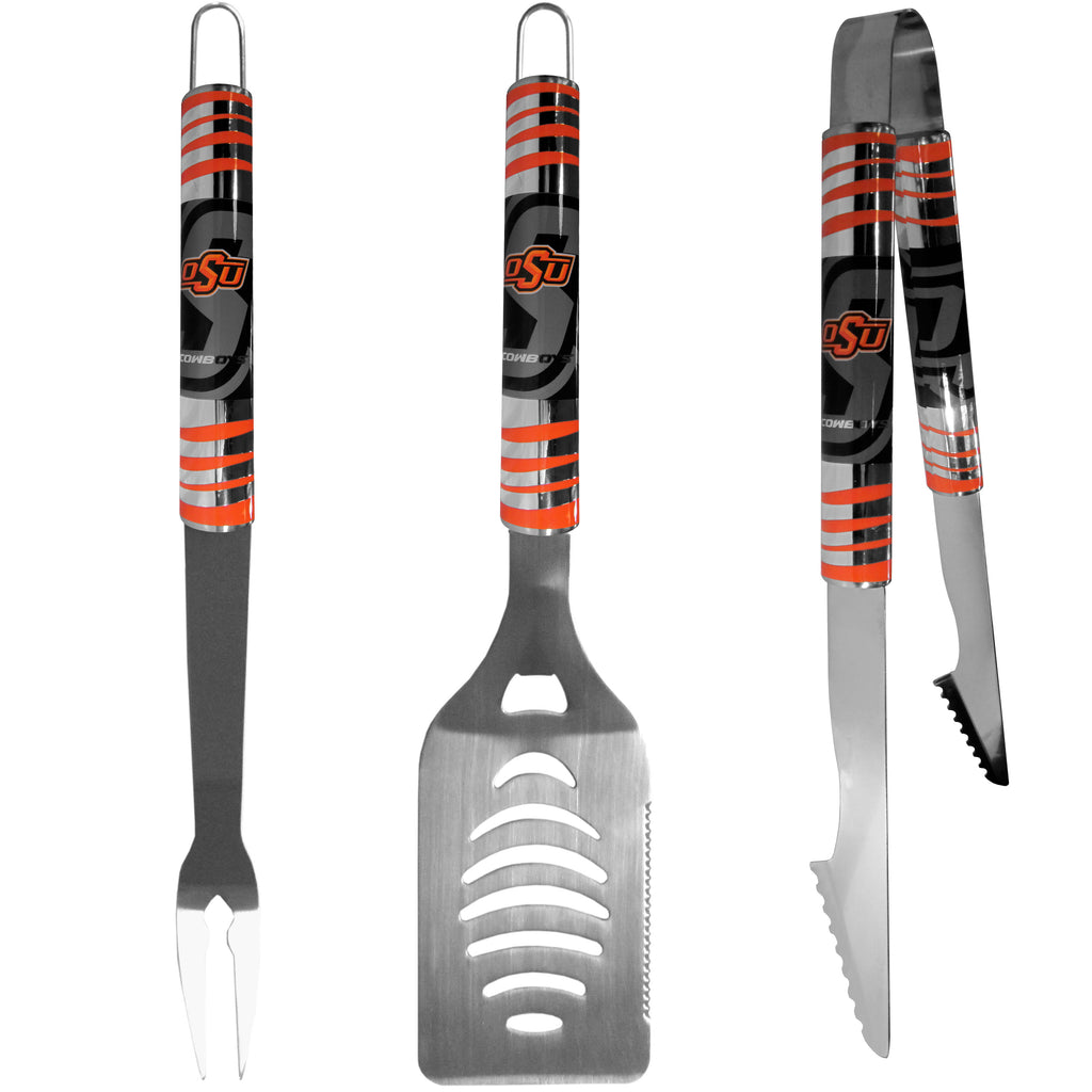 Oklahoma State Cowboys   3 pc Tailgater BBQ Set 