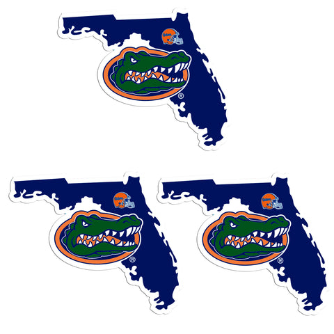 Florida Gators   Home State Decal 3pk 