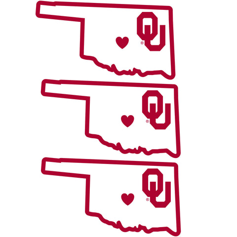 Oklahoma Sooners Home State Decal