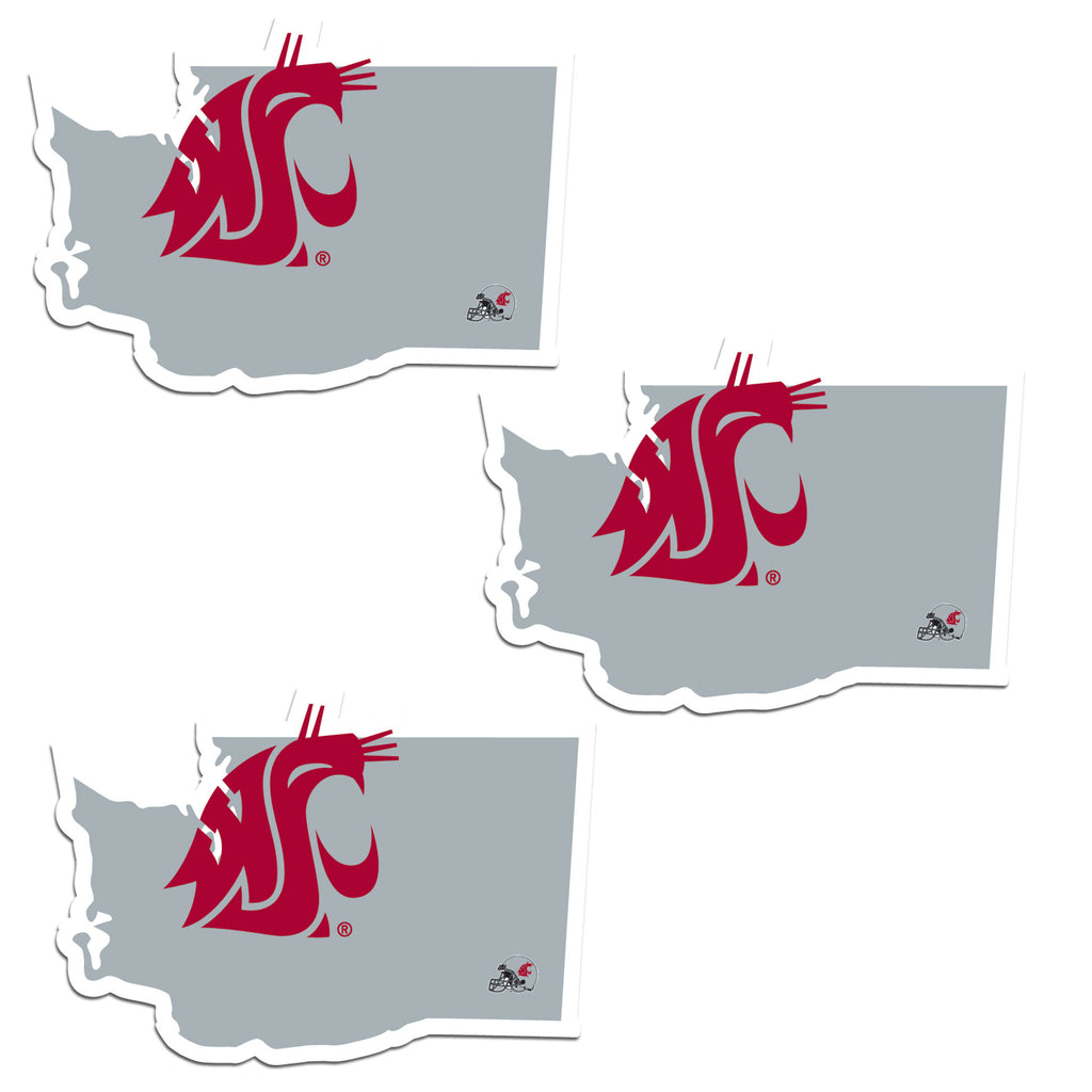 Washington St. Cougars Home State Decal