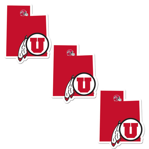 Utah Utes Home State Decal
