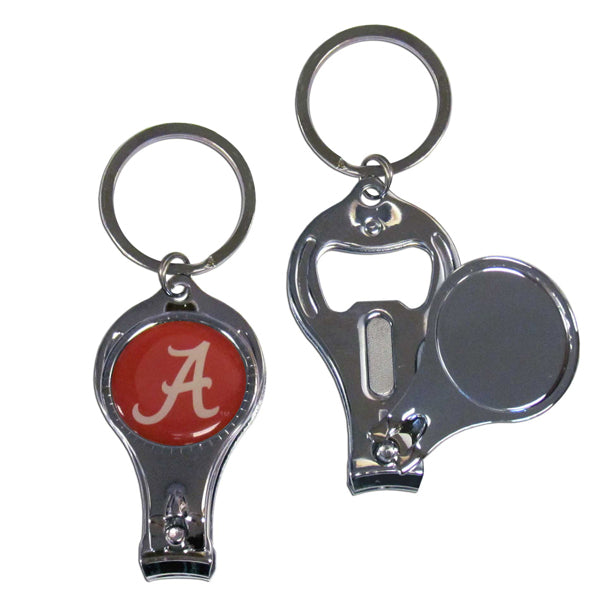 Alabama Crimson Tide Nail Care/Bottle Opener Key Chain