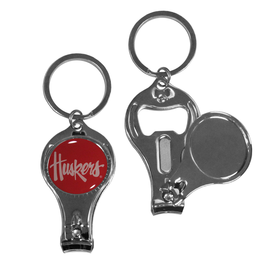 Nebraska Cornhuskers Nail Care/Bottle Opener Key Chain