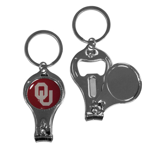 Oklahoma Sooners Nail Care/Bottle Opener Key Chain