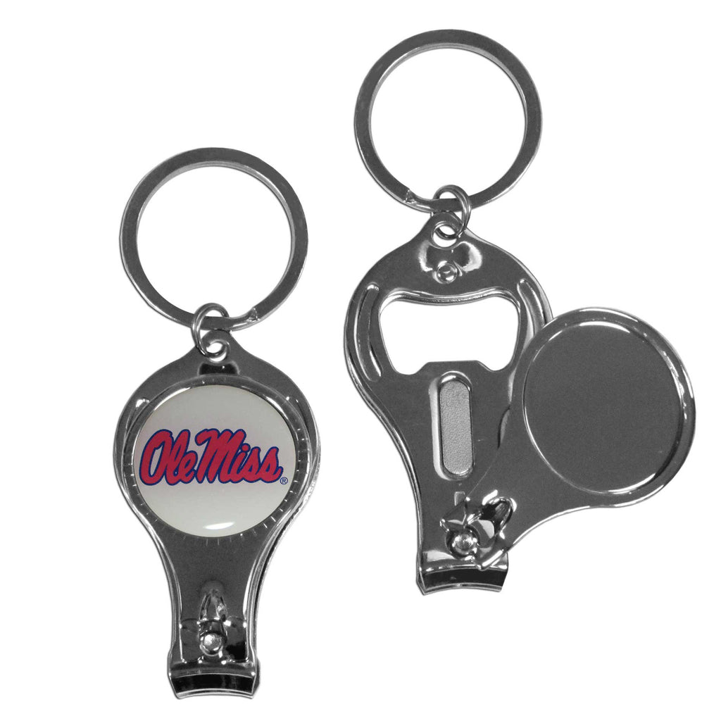 Mississippi Rebels Nail Care/Bottle Opener Key Chain