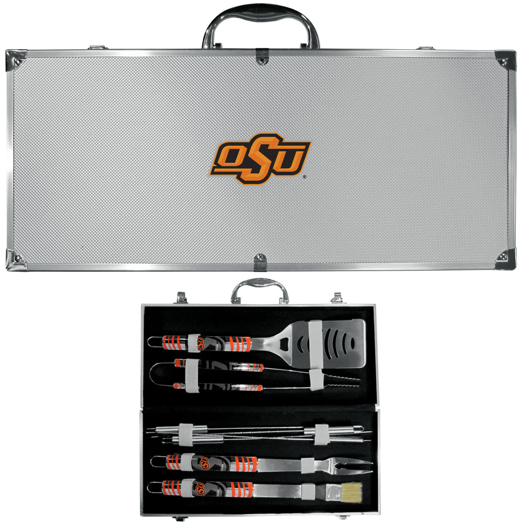 Oklahoma State Cowboys   8 pc Tailgater BBQ Set 