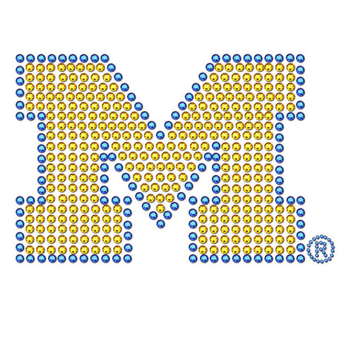 Michigan Wolverines Decal - Bling