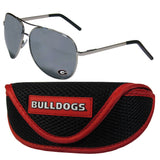 Georgia Bulldogs Aviator Sunglasses
