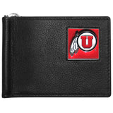 Utah Utes Leather Bifold Wallet