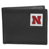 Nebraska Cornhuskers Leather Bifold Wallet