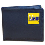 LSU Tigers Leather Bifold Wallet