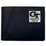 Georgia Tech Yellow Jackets Leather Bifold Wallet