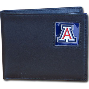 Arizona Wildcats Leather Bifold Wallet