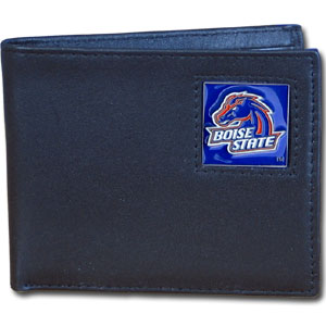 Boise St. Broncos Leather Bifold Wallet