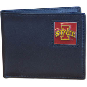Iowa St. Cyclones Leather Bifold Wallet