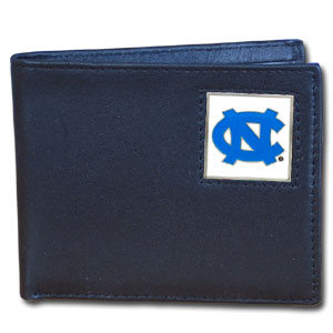 N. Carolina Tar Heels Leather Bifold Wallet