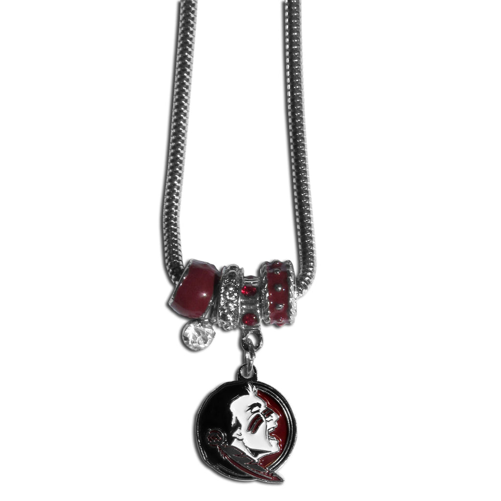 Florida St. Seminoles Euro Bead Necklace