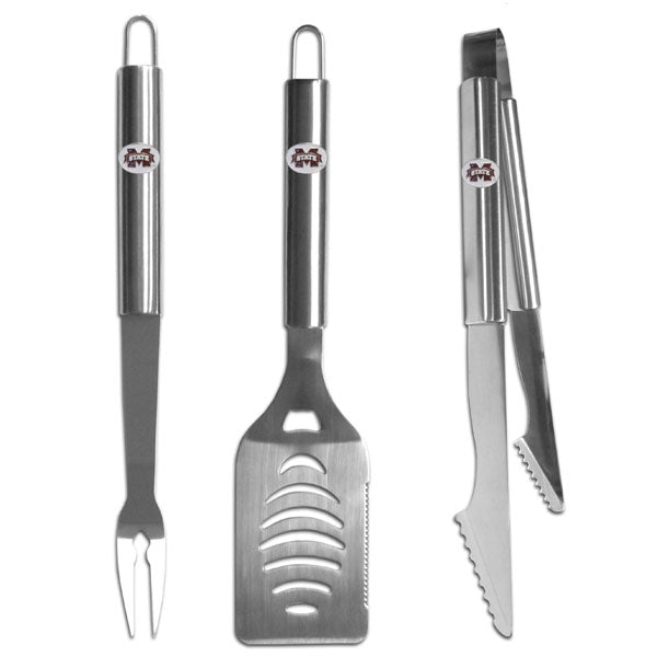 Mississippi St. Bulldogs 3 pc BBQ Set