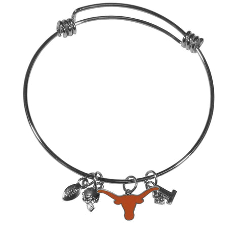 Texas Longhorns Charm Bangle Bracelet