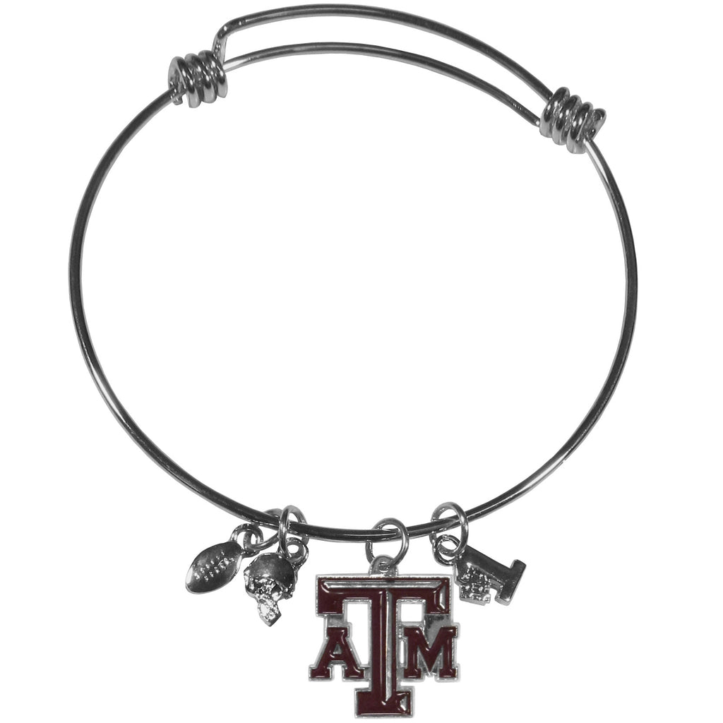 Texas A & M Aggies Charm Bangle Bracelet