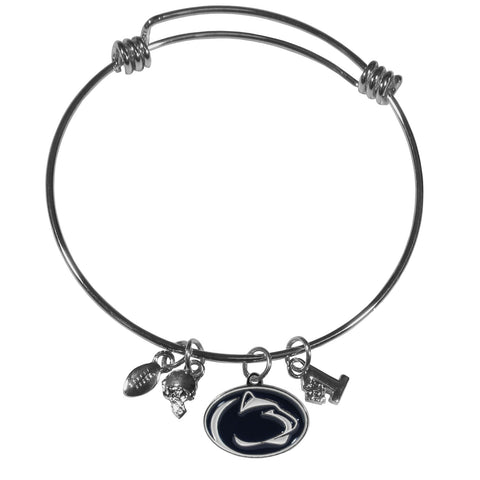 Penn St. Nittany Lions Charm Bangle Bracelet