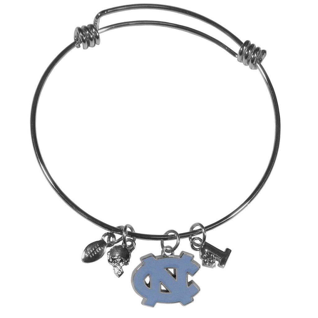 North Carolina Tar Heels   Charm Bangle Bracelet 