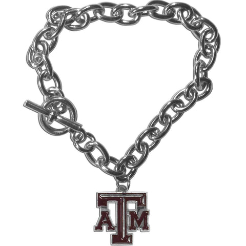 Texas A & M Aggies Charm Chain Bracelet