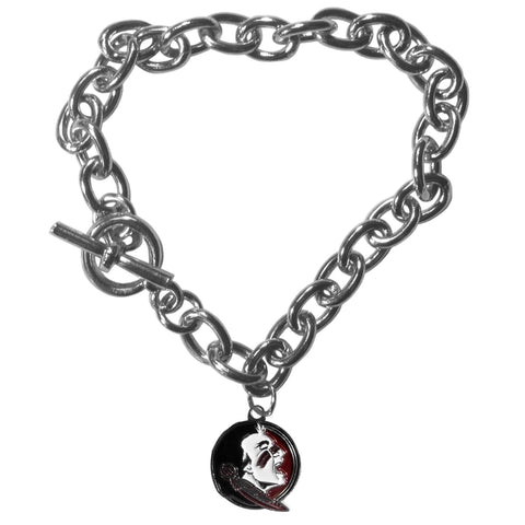 Florida St. Seminoles Charm Chain Bracelet