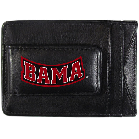 Alabama Crimson Tide Logo Leather Cash & Cardholder